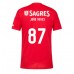 Maillot de foot Benfica Joao Neves #87 Domicile vêtements 2024-25 Manches Courtes